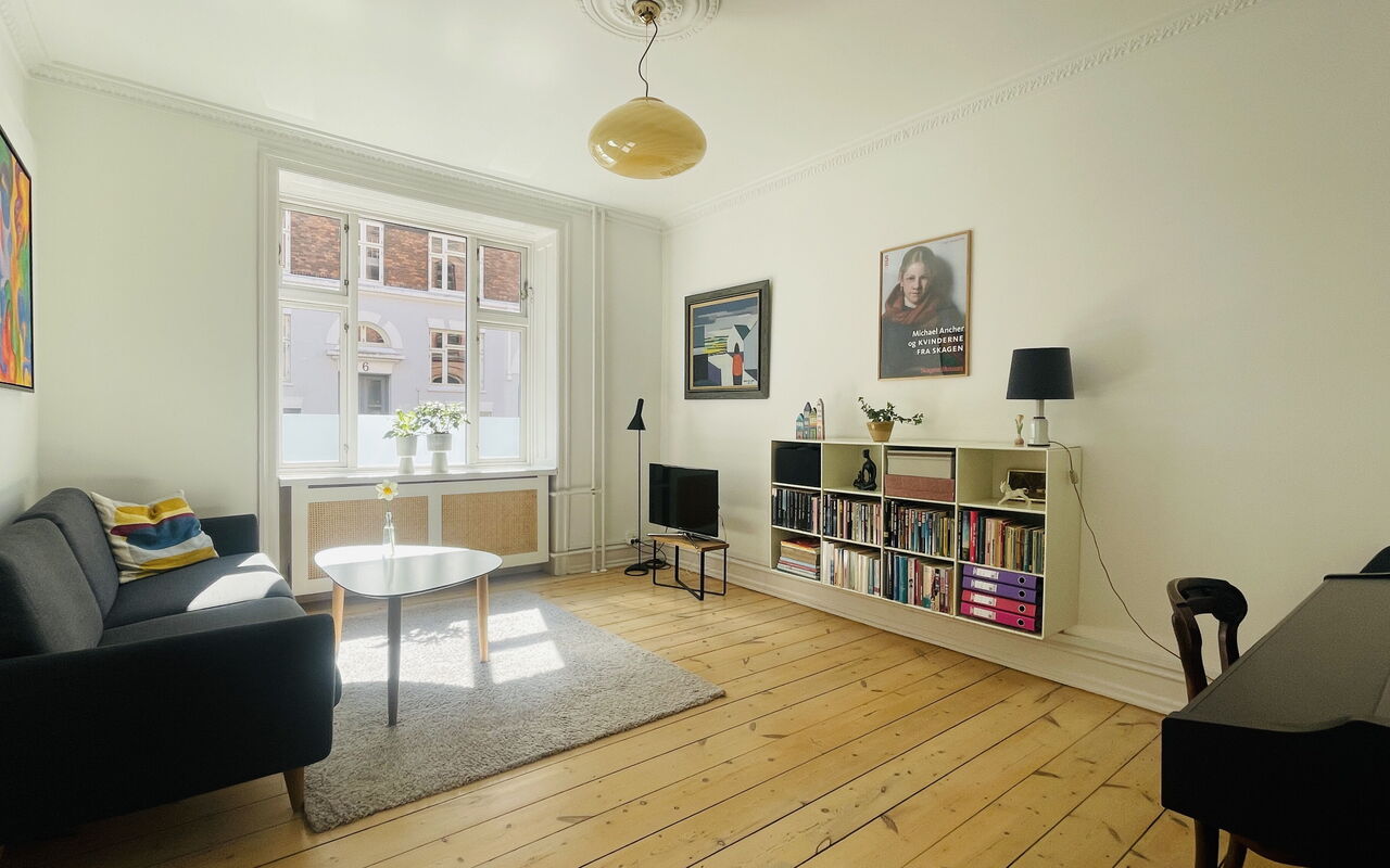 Østerbro - 2 Br - 3 People - Close Metro: Vardagsrum