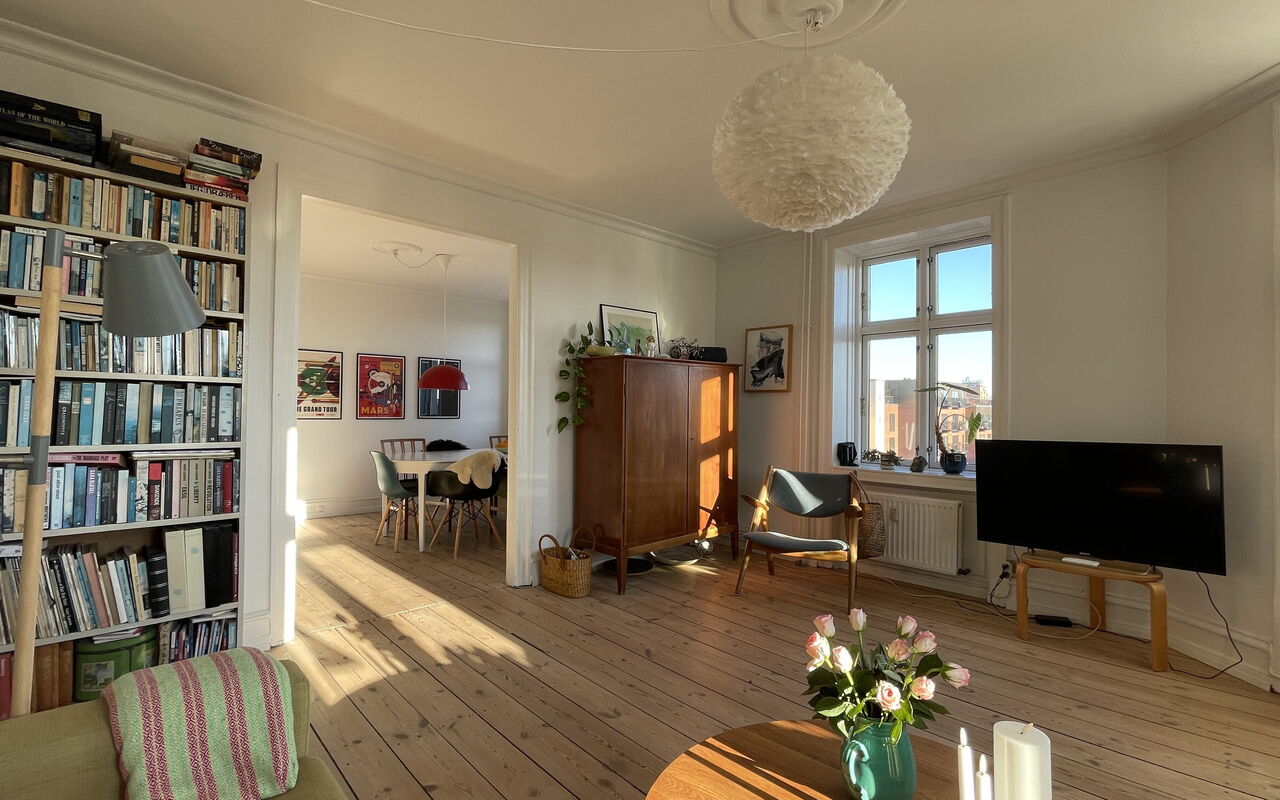 Østerbro - 1 Br - 2 People - Close To Metro: Vardagsrum