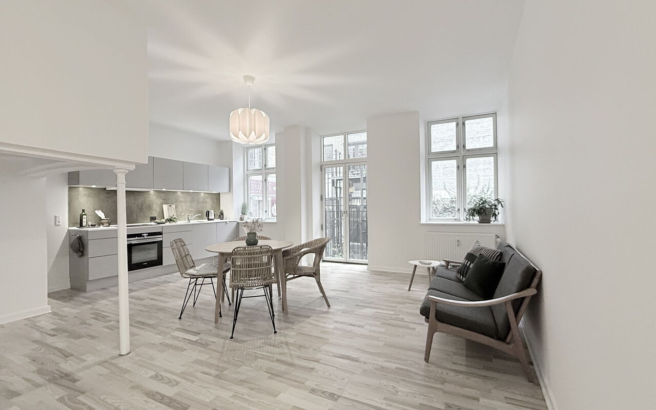 Center - 3 Br - 4 People - Close to Metro: Kök, Lunchrum