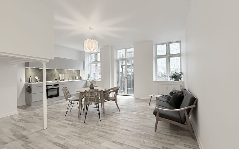 Center - 3 Br - 4 People - Close to Metro: Kök, Lunchrum